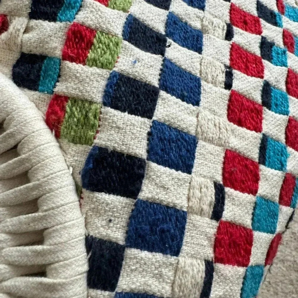 Francesca's  Multicolored Bamboo Tote🌴 - Picture 6 of 7